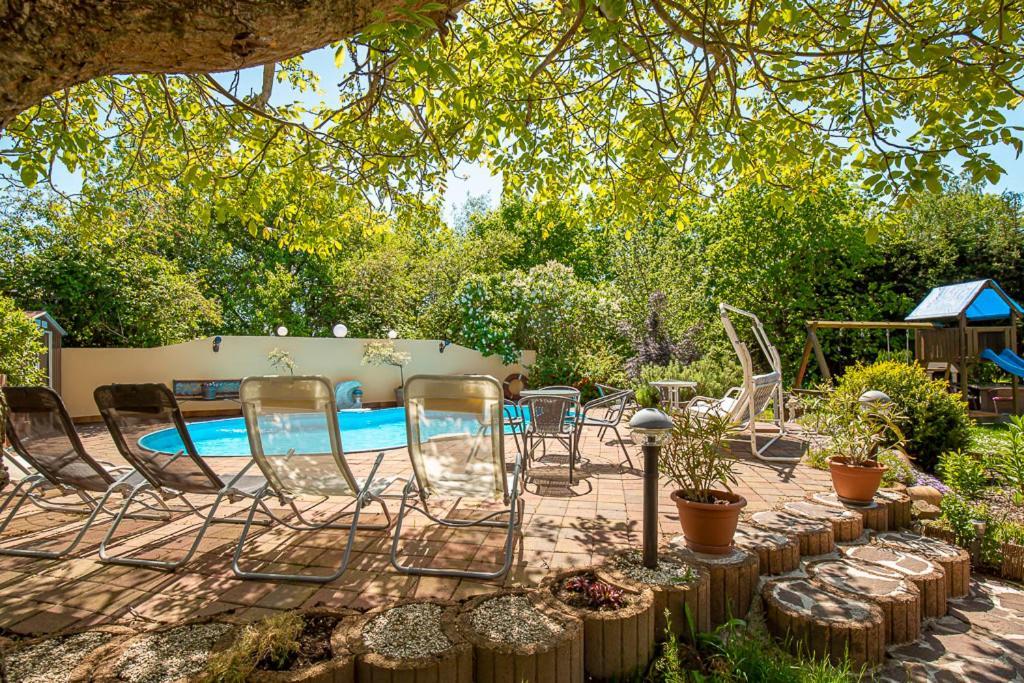 Parchtitz Ferienwohnung Am Walnussbaum מראה חיצוני תמונה