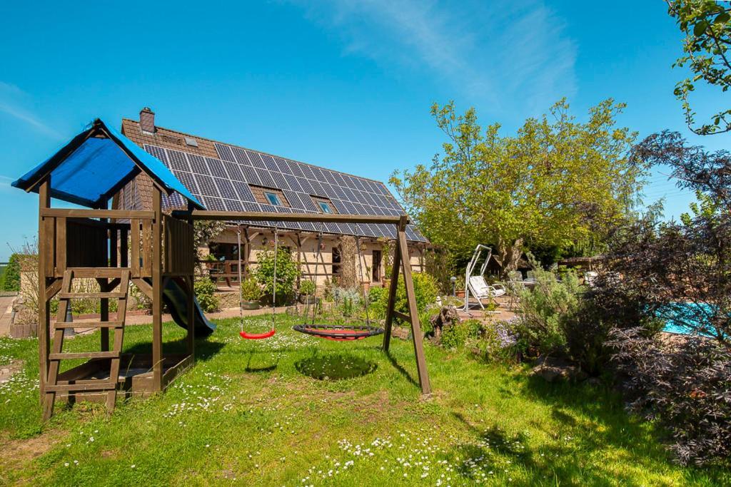 Parchtitz Ferienwohnung Am Walnussbaum מראה חיצוני תמונה